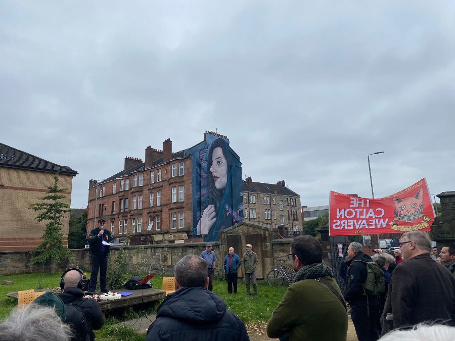 The Calton Weavers commemoration event